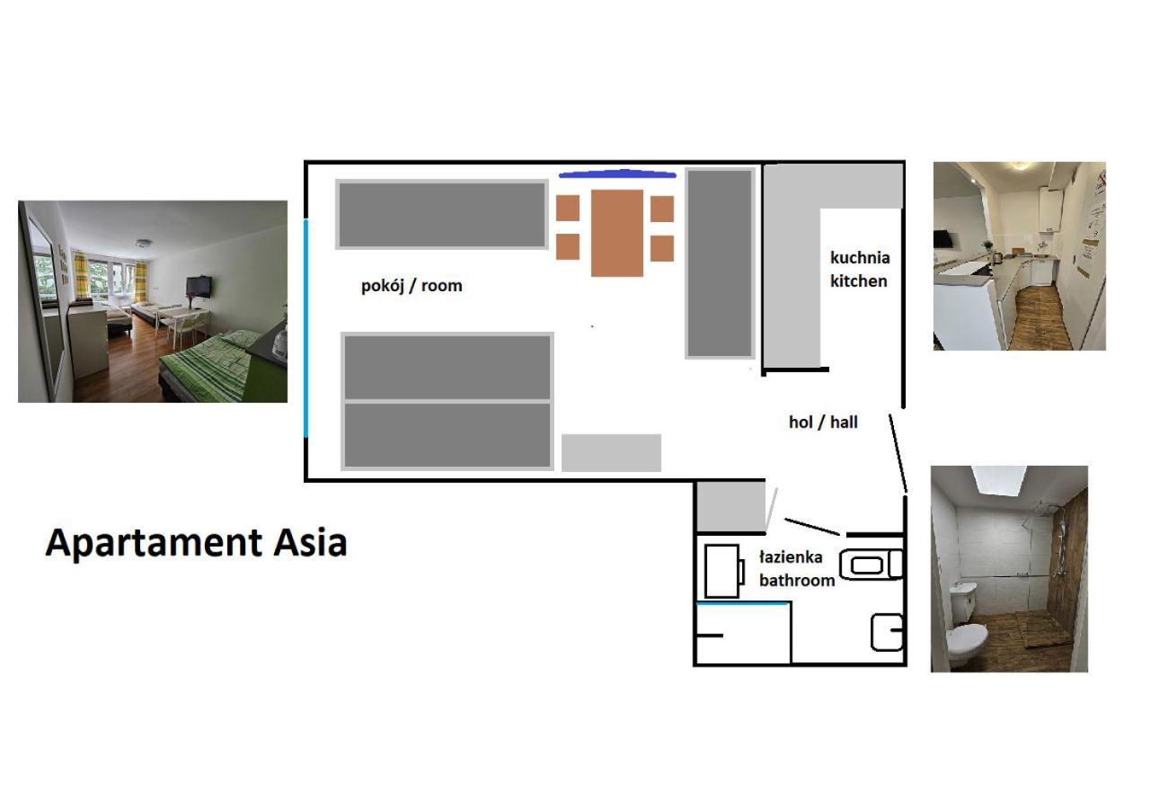 Apartamenty Asia Kraków Exteriör bild